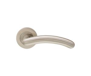 Spira Brass Taurus Lever On Rose Satin Nickel