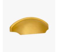 Spira Brass Tulip Cup Drawer Pull Satin Brass