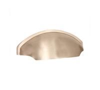 Spira Brass Tulip Cup Drawer Pull Satin Nickel