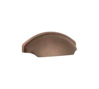 Spira Brass Tulip Drawer Cup Pull Aged Bronze