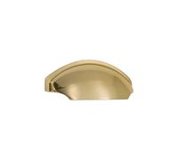 Spira Brass Tulip Drawer Cup Pull Polished Brass