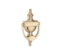 Spira Brass Victorian Door Knocker 150mm Satin Brass