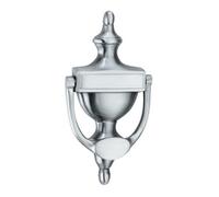 Spira Brass Victorian Door Knocker - Small 150mm Satin Chrome