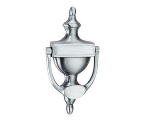 Spira Brass Victorian Door Knocker - Small 150mm Satin Chrome