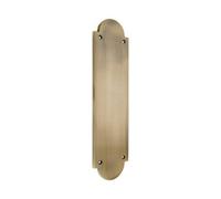 Spira Brass Victorian Finger Plate - Half Round 300mm Antique Brass