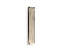 Spira Brass Victorian Finger Plate - Square 300mm Antique Brass