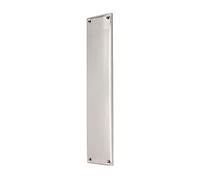 Spira Brass Victorian Finger Plate - Square 300mm Polished Chrome