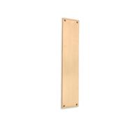 Spira Brass Victorian Finger Plate - Square 300mm Satin Brass