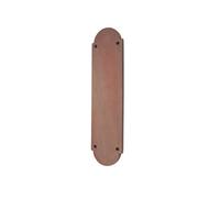 Spira Brass Victorian Half Round Finger Plate 300mm Aged Bronze