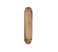 Spira Brass Victorian Half Round Finger Plate 300mm Antique Brass