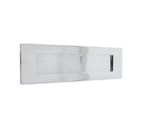 Spira Brass Victorian Letter Plate 250mm Polished Chrome