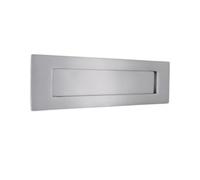 Spira Brass Victorian Letter Plate 250mm Satin Chrome