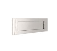 Spira Brass Victorian Letter Plate 300mm Polished Chrome