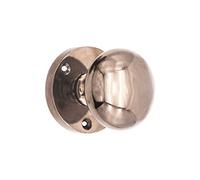 Spira Brass Victorian Mortice Door Knob Black Nickel
