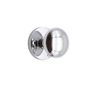 Spira Brass Victorian Mortice Door Knob Polished Chrome