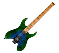 Spira Guitars S-500 Headless Green Burst