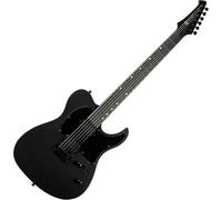 SPIRA Guitars T-400 MBK Satin Black Modern T-Style Electric Guitar