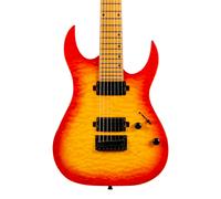 Spira S-507 QFB 7-String Electric Guitar, Fireburst (NEW)