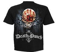 Spiral - 5FDP - GAME OVER (Unisex Black Short Sleeve T-Shirts) Ex Large