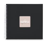 Spiral Album Fine Art 36 x 32 cm 50 White Pages New Black