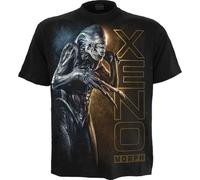 Spiral - Alien - Xeno Portrait - Front Print T-Shirt Black, Black, Large