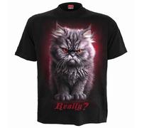 Spiral - ANGER MANAGEMENT - Front Print T-Shirt Black