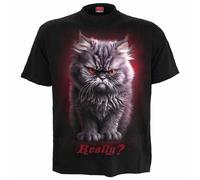 Spiral ANGER MANAGEMENT - Front Print T-Shirt Black | Size: XL Spiral Black XL