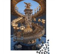 Spiral Arch Bridge 1000 Piece Puzzle Home Decor for Senior Leisure Enthusiasts Brain Training Retirement Gift 52x38cm/1000pcs