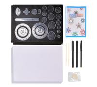 Spiral Art Drawing Kit,Developing Spatial Imagination with Pen | Geometric Spiral Drawing Ruler,For Kindergarten Girls, School, Home, Students