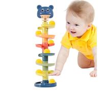 Spiral Ball Drop Toy - Whirling Ramp Tower, Rolling Ball Activity Ramp Tower| For Learning Toy Preschool Development Cause Effect Play Developmental Educational Game
