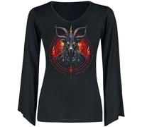 Spiral Baphomet Long-sleeve Shirt black S