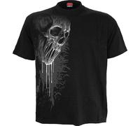 Spiral - BAT CURSE - Front Print T-Shirt Black - S S
