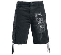 Spiral Bat Curse Shorts black M