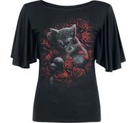 Spiral Bed of rose T-Shirt black XXL
