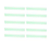 Spiral Binding Coil 16mm 30 Holes | 130 Sheet Capacity Binding Spines for DIY Notebooks/Calendars/Documents | 10 Pack Plastic Binding Combs for Office & School Supplies (Green)