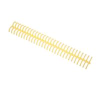 Spiral Binding Coil, 16mm Inner Diameter, Easy to Cut, 130 Sheet Capacity, 30 Holes, 10 Pack, Pretty Colour, Office, Classroom, Library (Yellow)