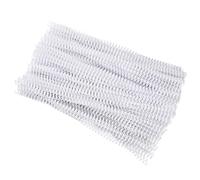 Spiral Binding Coils 48 Loops 4:1 Pitch Plastic Binding Spines 8mm Diameter 40 Sheets Capacity for A4 Letter Size Paper Documents Manuscripts 100PCS Pack (White)
