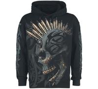 Spiral Black Gold Hoodie black L