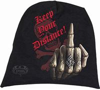 Spiral - Bone Finger - Light Cotton Beanies Black