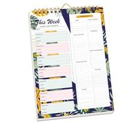Spiral bound diet plan journal It features a cut list and compact layout, making it perfect for yearly meal management. Weekly Meal Planner