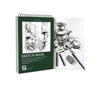 Spiral Bound Sketchbook,A4 Sketch Pad for Artists,Sketch Book A4,Drawing Book Pads,Cartridge Paper for Artists Beginners Painting Sketching Memos Graffiti 40 Sheets,110 g/m² Thick Paper