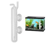 Spiral Bubble Counter Meter - Highly Transparent Crystal Glass Outdoor Meter | Visual Carbon Dioxide Monitor for the Growth of Aquatic Plants | Fish Water Tank Siphon Accessories for Diffuser