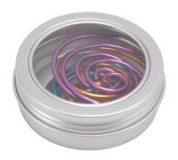 Spiral Cable Knitting Needle Metal Circular Needle Cable Needle Shawl Pin Set with Storage Box for Knitting