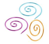Spiral Cable Knitting Needles Metal Circular 3pcs, for Knitters