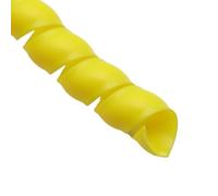 Spiral Cable Protective Sleeve, Spiral Cable Protector Multicolor 10-14mm(Yellow,ID 10mm 10 Meters)