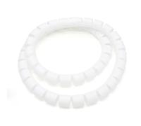 Spiral Cable Protector Sleeve, PE Spiral Cable Protector Tube Multicolor 8mm 10mm Multiple Sizes(White,8MM 3 Meters)