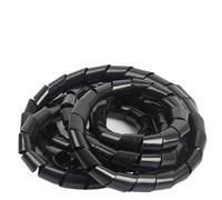 Spiral Cable Protector Sleeve, Spiral Cable Sleeve Multiple Sizes Black 3 Meter(6mm Tube Diameter)