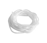 Spiral Cable Protector Sleeve, Spiral Protector 2 Meters Cable Protective Sleeve Multiple Sizes White and Black(White,6mm Inside Diameter)