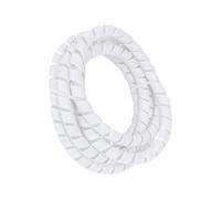 Spiral Cable Wrap Spiral Tube Wrap Cable Spiral Wrap Wire Manager Durable Temperature Resistant Dustproof Elastic Cable Management Cover for Electric Scooter (White)