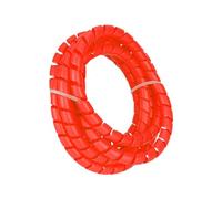 Spiral Cable Wrap Spiral Tube Wrap Cable Spiral Wrap Wire Manager Durable Temperature Resistant Dustproof Elastic Cable Management Cover for Electric Scooter (Red)